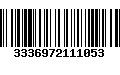 Código de Barras 3336972111053