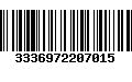 Código de Barras 3336972207015