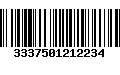 Código de Barras 3337501212234