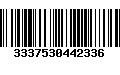 Código de Barras 3337530442336