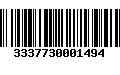 Código de Barras 3337730001494