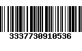 Código de Barras 3337730910536