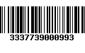 Código de Barras 3337739000993