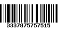 Código de Barras 3337875757515