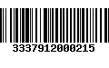 Código de Barras 3337912000215