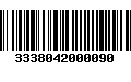 Código de Barras 3338042000090