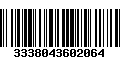 Código de Barras 3338043602064