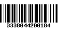 Código de Barras 3338044200184