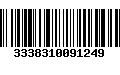 Código de Barras 3338310091249