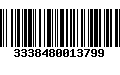 Código de Barras 3338480013799