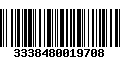 Código de Barras 3338480019708