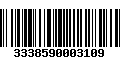 Código de Barras 3338590003109