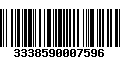 Código de Barras 3338590007596