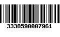 Código de Barras 3338590007961