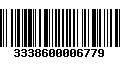 Código de Barras 3338600006779