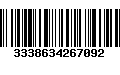 Código de Barras 3338634267092