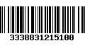 Código de Barras 3338831215100