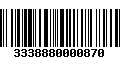 Código de Barras 3338880000870