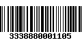 Código de Barras 3338880001105