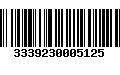 Código de Barras 3339230005125