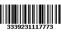 Código de Barras 3339231117773