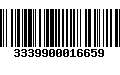 Código de Barras 3339900016659