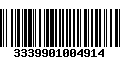 Código de Barras 3339901004914