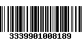 Código de Barras 3339901008189