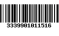 Código de Barras 3339901011516