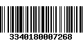 Código de Barras 3340180007268