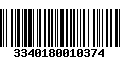 Código de Barras 3340180010374