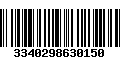 Código de Barras 3340298630150