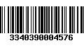 Código de Barras 3340390004576