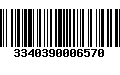 Código de Barras 3340390006570