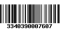 Código de Barras 3340390007607