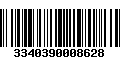 Código de Barras 3340390008628