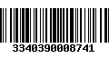 Código de Barras 3340390008741