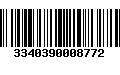 Código de Barras 3340390008772