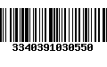 Código de Barras 3340391030550