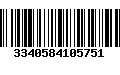 Código de Barras 3340584105751