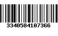 Código de Barras 3340584107366