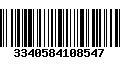 Código de Barras 3340584108547