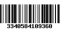 Código de Barras 3340584109360