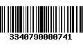 Código de Barras 3340790000741