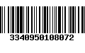 Código de Barras 3340950108072