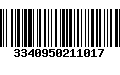 Código de Barras 3340950211017