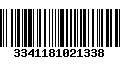 Código de Barras 3341181021338