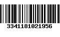 Código de Barras 3341181021956