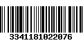 Código de Barras 3341181022076