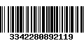 Código de Barras 3342280892119